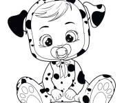 Coloriage Chiot dalmatien de Cry Babies