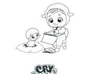 Coloriage Cindy d&eacute;guis&eacute; en mouton