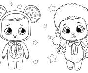 Coloriage Cry babies &agrave; motif