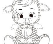 Coloriage Dragon Bruni de Cry Babies