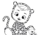 Coloriage L&eacute;opard L&eacute;a de Cry Babies
