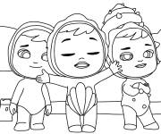 Coloriage Page de Cry babies