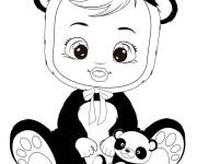 Coloriage Petite Pandy de Cry Babies
