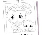 Coloriage Photo de Ellie et Ella