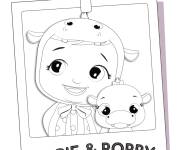 Coloriage Photo de Hopie et Poppy