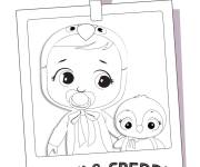 Coloriage Photo de Pingui et Freddie