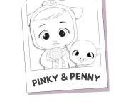 Coloriage Photo de Pinky et Penny