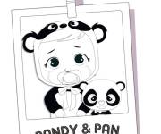 Coloriage et dessins gratuit Photo Pandy et Pan à imprimer