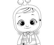 Coloriage Portrait de l'abeille Beety