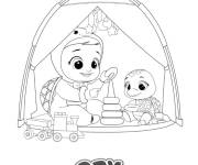 Coloriage Turgui et Loti de Cry Babies