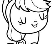 Coloriage et dessins gratuit Applejack de Cutie Mark Crew pour enfant à imprimer