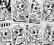 Coloriage Cutie Mark Crew en illustration