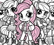 Coloriage Cutie Mark Crew pour adulte