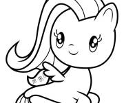 Coloriage et dessins gratuit Fluttershy My Little Pony à imprimer