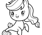 Coloriage Pony Applejack