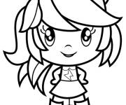 Coloriage Rainbow Dash de Cutie Mark Crew pour les petits