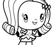 Coloriage Rarity de cartoon en ligne