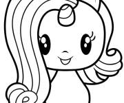Coloriage Starlight Glimmer de Cutie Mark Crew cartoon