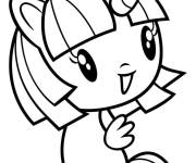 Coloriage Twilight Sparkle de cartoon