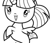 Coloriage Twilight Sparkle de Cutie Mark Crew bande anim&eacute;