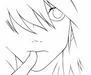 Coloriage Death Note Chibi Near 
