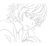 Coloriage Death Note Near