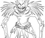 Coloriage Death Note Ryuk 