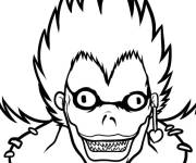 Coloriage et dessins gratuit Death Note Ryuk Facile à imprimer