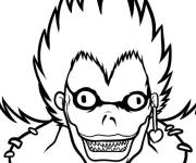 Coloriage Death Note Ryuk Facile