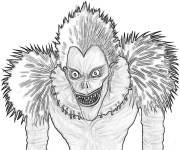 Coloriage Death Note Ryuk Manga