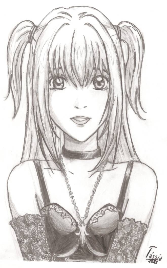Coloriage et dessins gratuits Misa dans Death Note au crayon à imprimer