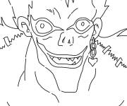 Coloriage Ryuk facile