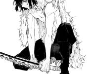 Coloriage Inosuke et Tanjiro Demon Slayer