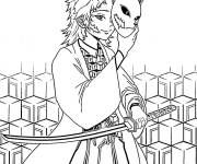 Coloriage Sabito Sans Mask