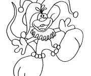 Coloriage Diddl clown