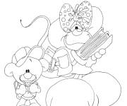 Coloriage Diddlina &agrave; l'&eacute;cole