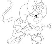 Coloriage Diddlina en dansant