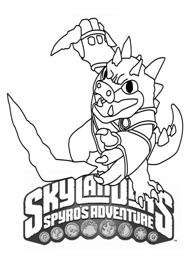 Coloriage Dessin skylanders facile dessin gratuit à imprimer dessin skylanders facile 4611