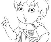 Coloriage Diego, le cousin de Dora l'exploratrice