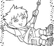 Coloriage et dessins gratuit Go Diego Go dessin anim&eacute; à imprimer