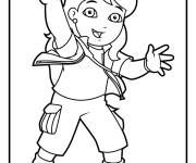 Coloriage et dessins gratuit Personnage de Go Diego à imprimer