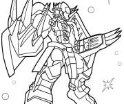 Coloriage BlackWarGreymon dans Digimon