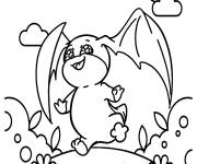 Coloriage Digimon Adventure Patamon de dessin anim&eacute;