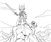 Coloriage Digimon Bakugan Neo Dragonoid
