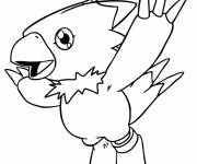 Coloriage Digimon Biyomon