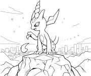Coloriage Digimon Gatomon