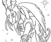 Coloriage Digimon Pegasmon