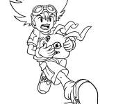 Coloriage Digimon pour toddlers