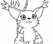 Coloriage Digimon Tailmon