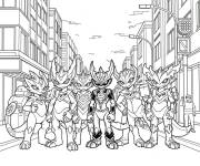 Coloriage Digimon Tamers